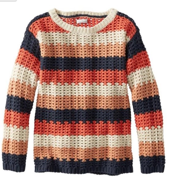 L.L. Bean Signature Bailey Island Cotton Sweater S - Picture 2 of 10